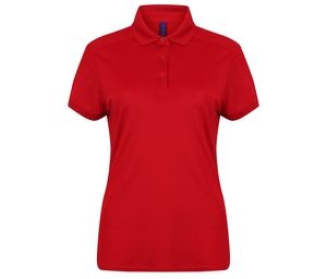 Henbury HY461 - Polo dames polyester stretch Red