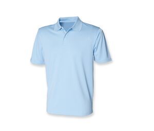Henbury HY475 - Coolplus® Polo-Shirt Light Blue