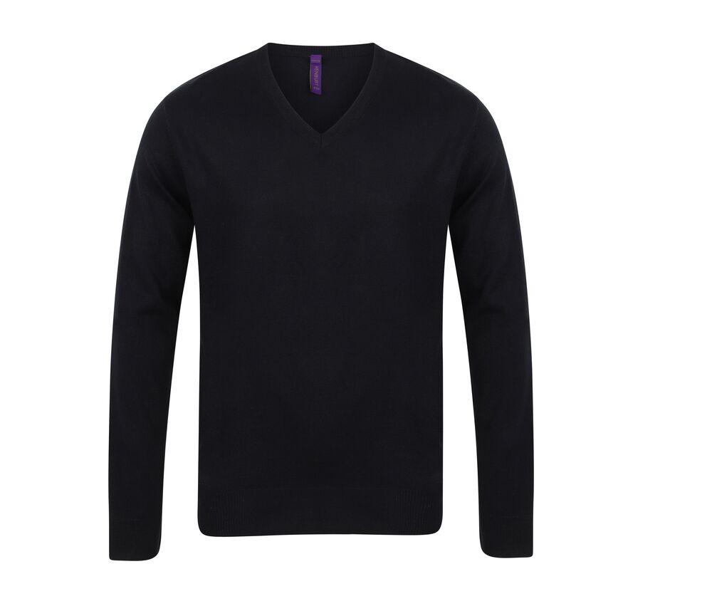 Henbury HY720 - Sweater V-hals heren