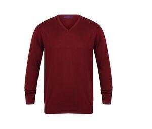 Henbury HY720 - Sweater V-hals heren