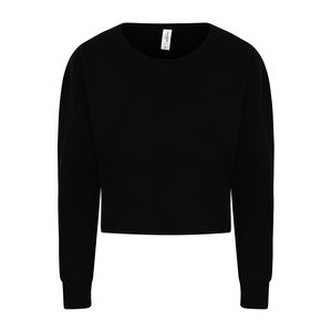 AWDIS JH035 - Korte damessweater Deep Black
