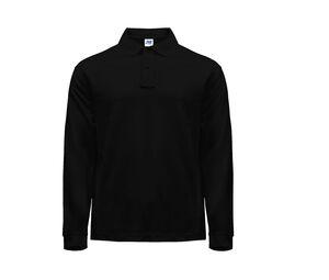 JHK JK215 - Heren polo met lange mouwen Black