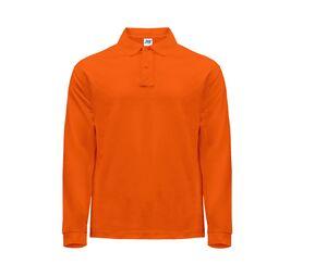 JHK JK215 - Heren polo met lange mouwen Orange