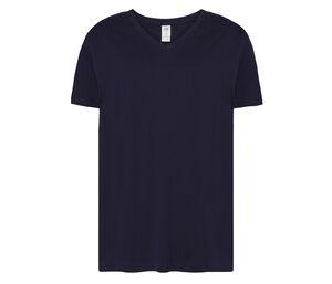 JHK JK401 - T-shirt met V-hals 160 Navy