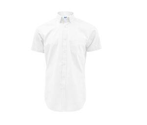 JHK JK611 - Poplin overhemd heren White