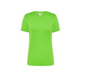 JHK JK901 - Dames sport T-shirt Lime Fluor