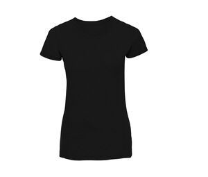 Russell JZ65F - Poly/Cotton Dames T-Shirt Black