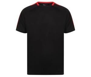 Finden & Hales LV290 - T-shirt Team Black / Red
