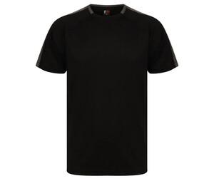 Finden & Hales LV290 - T-shirt Team Black/ Gunmetal Grey