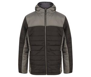 Finden & Hales LV660 - Gewatteerd donsjack Black/ Gunmetal Grey