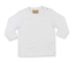 Larkwood LW021 - T-shirt lange mouw baby White