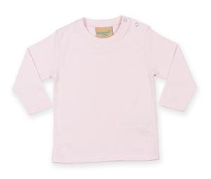 Larkwood LW021 - T-shirt lange mouw baby Pale Pink