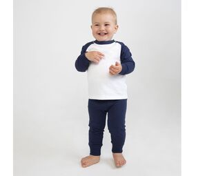 Larkwood LW071 - Pyjama kinderen Navy / White