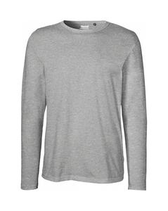 Neutral O61050 - T-shirt lange mouwen heren Sport Grey