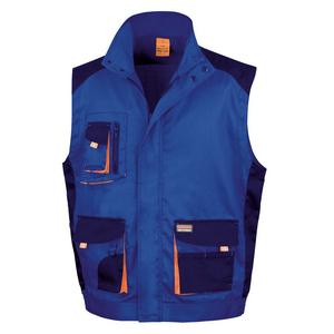 RESULT RS317 - Bodywarmer de travail Lite Royal/Navy/Orange