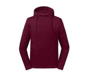 RUSSELL RU209M - Unisex Organiche Hoodie Burgundy