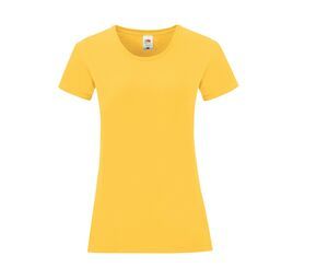 Fruit of the Loom SC151 - ICONIC T-shirt Dames Sunflower