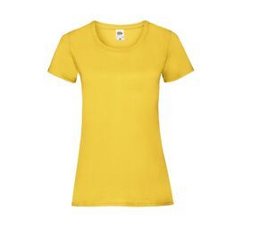 Fruit of the Loom SC600 - Dames valueweight t-shirt Sunflower