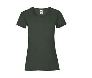 Fruit of the Loom SC600 - Dames valueweight t-shirt Bottle Green
