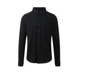 AWDIS SO DENIM SD042 - Micro-piqué overhemd heren Oscar Black