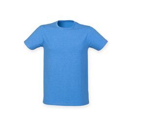 Skinnifit SF121 - The Feel Good Heren T-Shirt Heather Blue