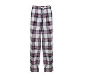 SF Women SK083 - Pyjamabroek dames White / Pink Check