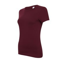Skinnifit SK121 - The Feel Good Dames T-Shirt Burgundy