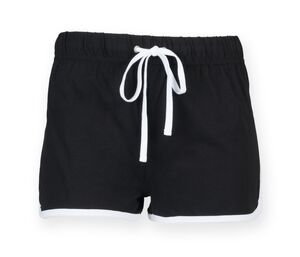 SF Mini SM069 - Kinderen retro shorts Black / White