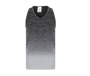 Tombo TL322 - Tanktop kinderen Dark Grey / Light Grey Marl