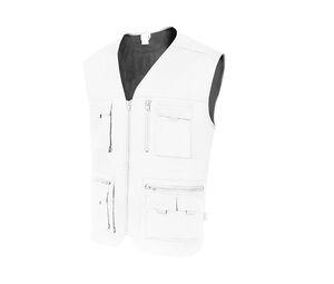 VELILLA V15901 - GILET MULTI-POCKET White