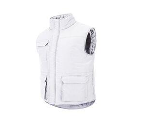 VELILLA V25901 - GEWATTEERDE BODYWARMER MULTI-POCKET White