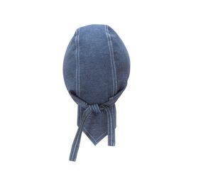 VELILLA V4007 - CHEF HOOFDDOEK SPIJKERSTOF Denim