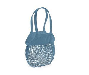 Westford mill WM150 - Biologische katoenen mesh tas Airforce Blue