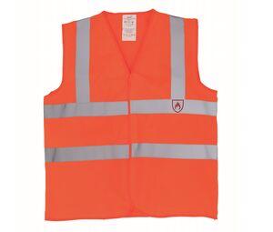 Yoko YK100R - Vlamvertragende veiligheidsjas Hi Vis Orange