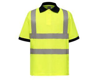 Yoko YK210 - Hoge zichtbaarheid korte mouwen polo Hi Vis Yellow