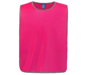 Yoko YK259 - Chasuble met reflecterende randen Fluo Pink