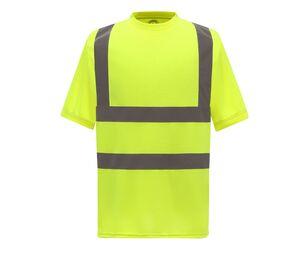 Yoko YK410 - Hoge zichtbaarheid korte mouwen T-shirt Hi Vis Yellow