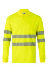 Velilla 305524 - RS LS COTTON POLO Hi-Vis Yellow