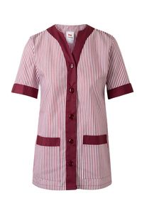 Velilla 579 - BUTTONS SCRUB TOP Maroon