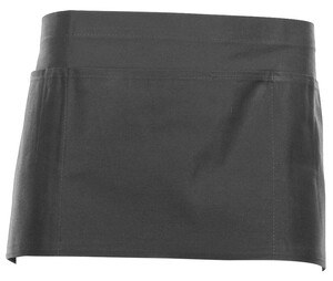 NEWGEN TB202 - Short cotton bartender's apron Dark Grey