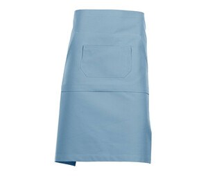 NEWGEN TB203 - Cotton mid-length bartender's apron Sky Blue