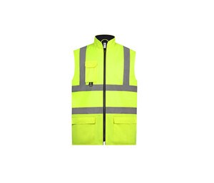 Yoko YK005 - Reflecterend hoogkwalitatief opentrekbaar vest voor spoorwegwerkers (HVW118) Hi Vis Yellow