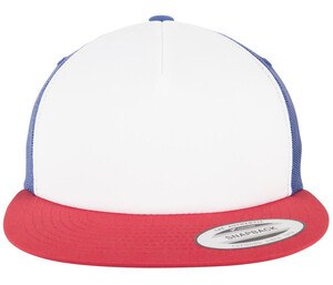 FLEXFIT 6005FW - American cap with flat visor Red/ White/ Royal