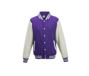 AWDIS JH043J - Kinder basketbalsweater Purple / White