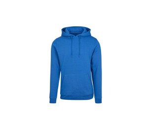 Build Your Brand BY011 - Zware sweater met capuchon Cobalt Blue