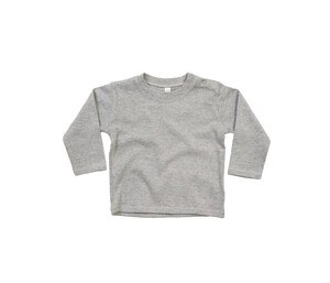 Babybugz BZ011 - Baby T-shirt met lange mouwen Heather Grey Melange