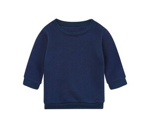 BABYBUGZ BZ064 - Baby set-in sweatshirt Navy