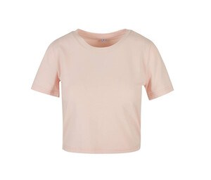 Build Your Brand BY042 - Dames T-shirt cropped Pink