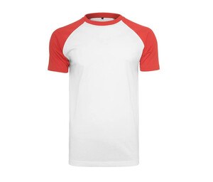 Build Your Brand BY007 - Basketbal shirt White / Red
