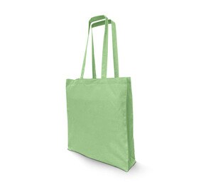 NEWGEN NG110 - RECYCLED TOTE BAG WITH GUSSET HEATHER LIMOEN